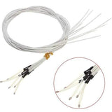 5Pcs 100K 1% NTC Single Ended Glass Sealed Thermistor Temperature Sensor For 3D Printer