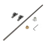 3D Printer T8 400mm Stainless Steel Lead Screw Coupling Shaft Mounting Bracket