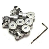 Geekcreit?&reg; 10Pcs GT2 Pulley 20 Teeth Bore 5mm 10M GT2 Belt For 3D Printer RepRap Prusa