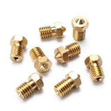 Geekcreit?&reg; 8Pcs Four Sizes V6 Brass Nozzle For 1.75mm Filament Nozzle Extruder Print Head 3D Printer Accessories