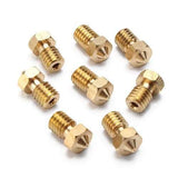 Geekcreit?&reg; 8Pcs Four Sizes V6 Brass Nozzle For 1.75mm Filament Nozzle Extruder Print Head 3D Printer Accessories