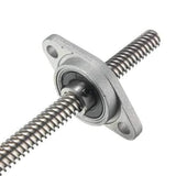 T8 400mm Lead Screw 8mm Thread Lead Screw with Brass Nut 2KFL08 Bearing Bracket