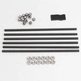 200MM 4x6 MM Diagonal Push Rod L200 With Magnetic Ball Joint And Steel Ball For Kossel 3D Printer