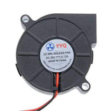 DC24V Cooling Fan Ultra Quiet Turbine Small DC Blower 5015 For 3D Printer Circuit Board