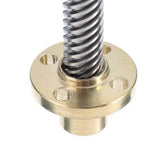 3D Printer T8 1/2/4/8/12/14mm 200mm Lead Screw 8mm Thread With Copper Nut For Stepper Motor