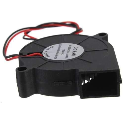 5Pcs 3D Printer 12V DC 50mm*50mm Blow Radial Cooling Fan