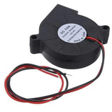 5Pcs 3D Printer 12V DC 50mm*50mm Blow Radial Cooling Fan