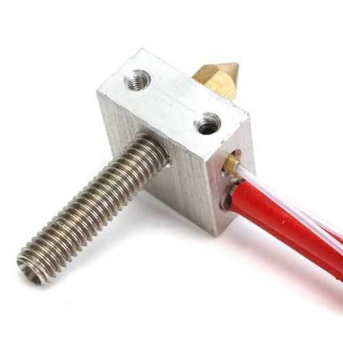 5Pcs  1.75mm 0.4mm Nozzle Aluminum Hot End Heating Block Extruder For 3D Printer