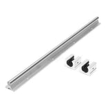 Support Linear Rail SBR16-600mm Optical Axis Guide + 2 SBR16UU Bearing Blocks