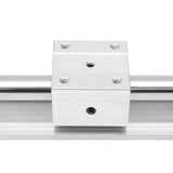 Support Linear Rail SBR16-600mm Optical Axis Guide + 2 SBR16UU Bearing Blocks