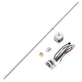 T8 1000mm Stainless Steel Lead Screw Coupling Shaft + Brass Nut + Motor Kit For 3D Printer