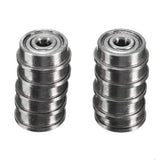 10pcs F623zz Mini Metal Double Shielded Flanged Ball Bearings For 3D Printer