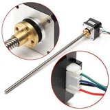 300mm Lead Screw 42 Stepper Motor Z Axis 12VDC 1.3A For 3D Printer CNC