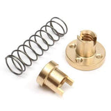 T8 Anti-Backlash Spring Loaded Nut For 4mm Acme Threaded Rod Lead Screw 3D Printer Accessories