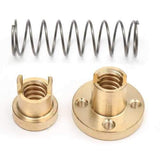 T8 Anti-Backlash Spring Loaded Nut For 4mm Acme Threaded Rod Lead Screw 3D Printer Accessories