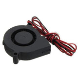 DC 12V 2 Pin 0.13A 50mm Brushless Turbine Blower Cooling Fan for 3D Printer