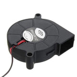 DC 12V 2 Pin 0.13A 50mm Brushless Turbine Blower Cooling Fan for 3D Printer