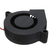 DC 12V 2 Pin 0.13A 50mm Brushless Turbine Blower Cooling Fan for 3D Printer