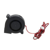 DC 12V 2 Pin 0.13A 50mm Brushless Turbine Blower Cooling Fan for 3D Printer