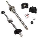 1Set Antibacklash RM1605 360 mm Ball Screw & Nut+BF12/BK12+6.35*10 mm Couplering