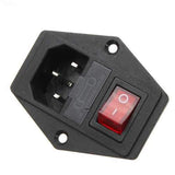 220V/110V 5A Power Outlet Socket With Switch And 6A Fuse For 3D Printer