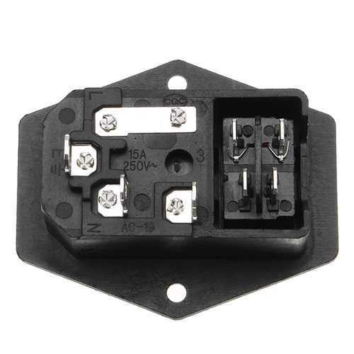 220V/110V 5A Power Outlet Socket With Switch And 6A Fuse For 3D Printer