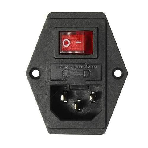 220V/110V 5A Power Outlet Socket With Switch And 6A Fuse For 3D Printer