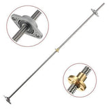 8mm Thread Lead Screw 600mm Length With Brass Nut+2KFL08 Bearing Bracket