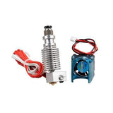 3PCS Geekcreit?&reg; 0.4mm V6 1.75mm Long Distance Metal Extruder Nozzle With Cooling Fan Set for 3D Printer