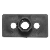 T8 8mm Lead 2mm Pitch T Thread POM Black Plastic Nut Plate For 3D Printer