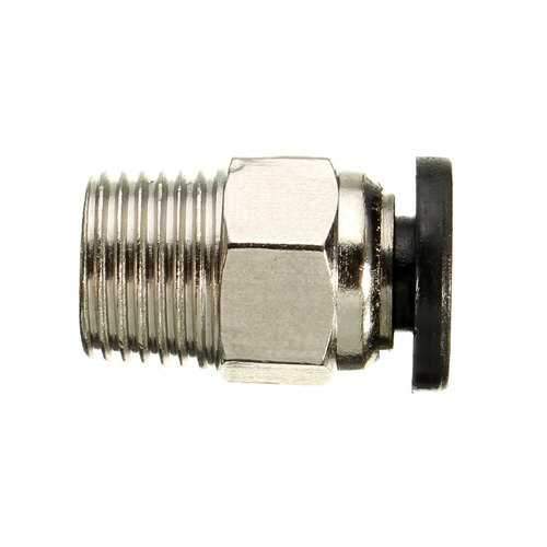 5PCS Pneumatic Connectors PC4-01 For 1.75mm 3mm PTFE Tube Quick Coupler Feed Inlet