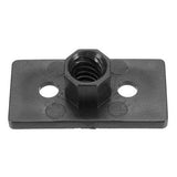 T8 2mm Lead 2mm Pitch T Thread POM Black Plastic Nut Plate For 3D Printer