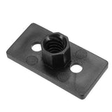 T8 2mm Lead 2mm Pitch T Thread POM Black Plastic Nut Plate For 3D Printer