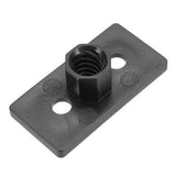 T8 2mm Lead 2mm Pitch T Thread POM Black Plastic Nut Plate For 3D Printer