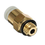 Creality 3D?&reg; 5PCS 3D Printer M6 Thread Nozzle Brass Pneumatic Connector Quick Joint For Remote Extruder