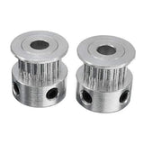 Creality 3D?&reg; 2pcs 2GT-20 Teeth Aluminum Timing Pulley Wheel 5mm Inner For 3D Printer