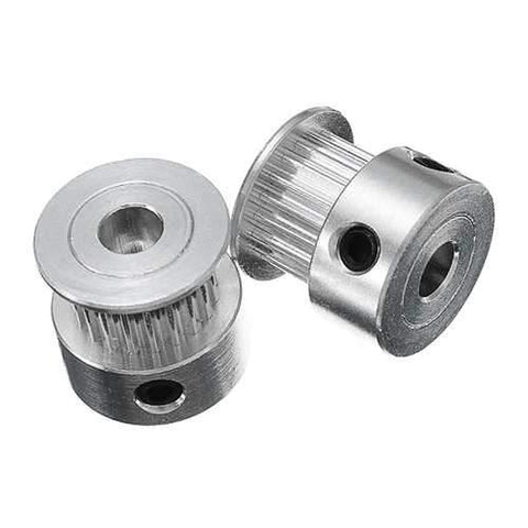 Creality 3D?&reg; 2pcs 2GT-20 Teeth Aluminum Timing Pulley Wheel 5mm Inner For 3D Printer