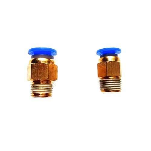 1.75mm/3mm Brass Pneumatic Connector Quick Joint For 3D Printer J-head Remote Extruder