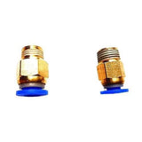 1.75mm/3mm Brass Pneumatic Connector Quick Joint For 3D Printer J-head Remote Extruder