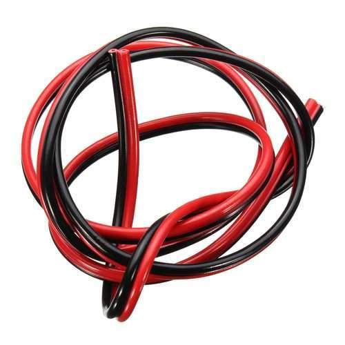 3PCS 1M Hot Bed Special Welding Wire Red And Black For 3D Printer