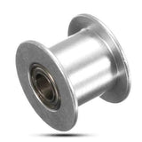 Aluminium Alloy GT2 5mm Bore Idler Pulley For 3D Printer 10mm Wide Belt