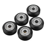 TEVO?&reg; 5Pcs One Pack 3D Printer Part POM Material Big Pulley Wheel with Bearings for V-slot