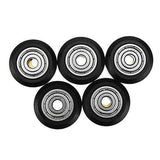 TEVO?&reg; 5Pcs One Pack 3D Printer Part POM Material Big Pulley Wheel with Bearings for V-slot