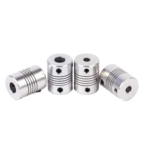 FLSUN?&reg; 4PCS 5mm*8mm Flexible Shaft Coupler For 3D Printer