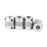 FLSUN?&reg; 4PCS 5mm*8mm Flexible Shaft Coupler For 3D Printer