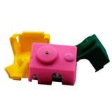 Green/Pink/Yellow/White Silicone Case For V6 PT100 Aluminum Block 3D Printer Part Hot End