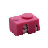 Green/Pink/Yellow/White Silicone Case For V6 PT100 Aluminum Block 3D Printer Part Hot End