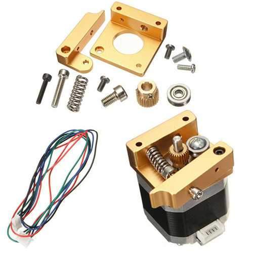 Forward or Reverse Direction Metal Extruder Kit With NEMA 17 Stepper Motor For RepRap Prusa i3