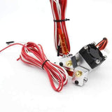 1.75mm/3.0mm Fialment 0.4mm Nozzle Upgraded Dual Head Extruder Kit for 3D Printer