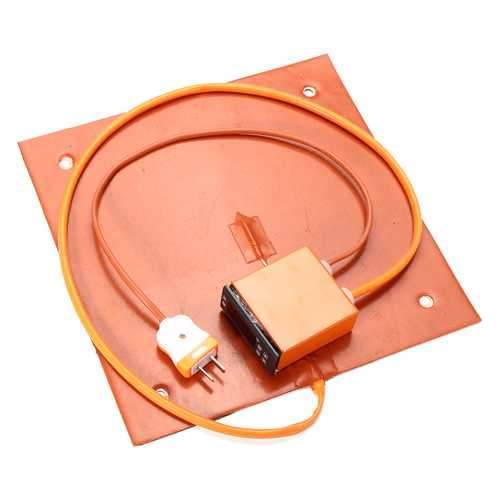 220V/110V Optional 3.4/6.8A 750W Silicone Heated Bed Heating Pad + LCD Thermostat For 3D Printer